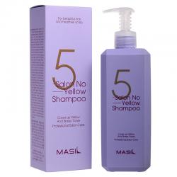 Тонирующий шампунь для осветленных волос Masil 5 Salon No Yellow Shampoo 500 мл