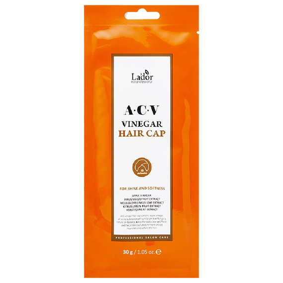 Маска-шапочка с яблочным уксусом LADOR ACV Vinegar Hair Cap 30 г - 1 шт.