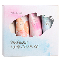 Набор парфюмированных кремов для рук Around Me Perfumed Hand Cream Set 4 шт.*60 г
