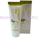 Увлажняющий крем для ног с экстрактом оливы LEBELAGE Daily Moisturizing Olive Foot Cream 100 мл