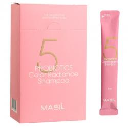 Шампунь с пробиотиками для окрашенных волос в саше Masil 5 Probiotics Color Radiance Shampoo 20 шт.*8 мл