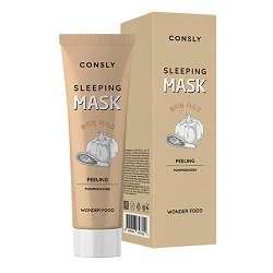 Обновляющая энзимная ночная пилинг-маска с экстрактами тыквы и семян чиа CONSLY 50 мл