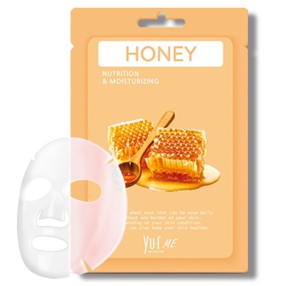 Маска для лица с экстрактом мёда YU.R ME Honey Sheet Mask, 5 шт.